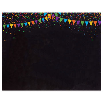 Pacon Ucreate Premium Pennant Poster Board - Single Sheet (front of board)