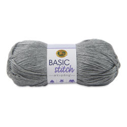 Lion Brand Basic Stitch Anti-Pilling Yarn - Silver Heather, 185 yds