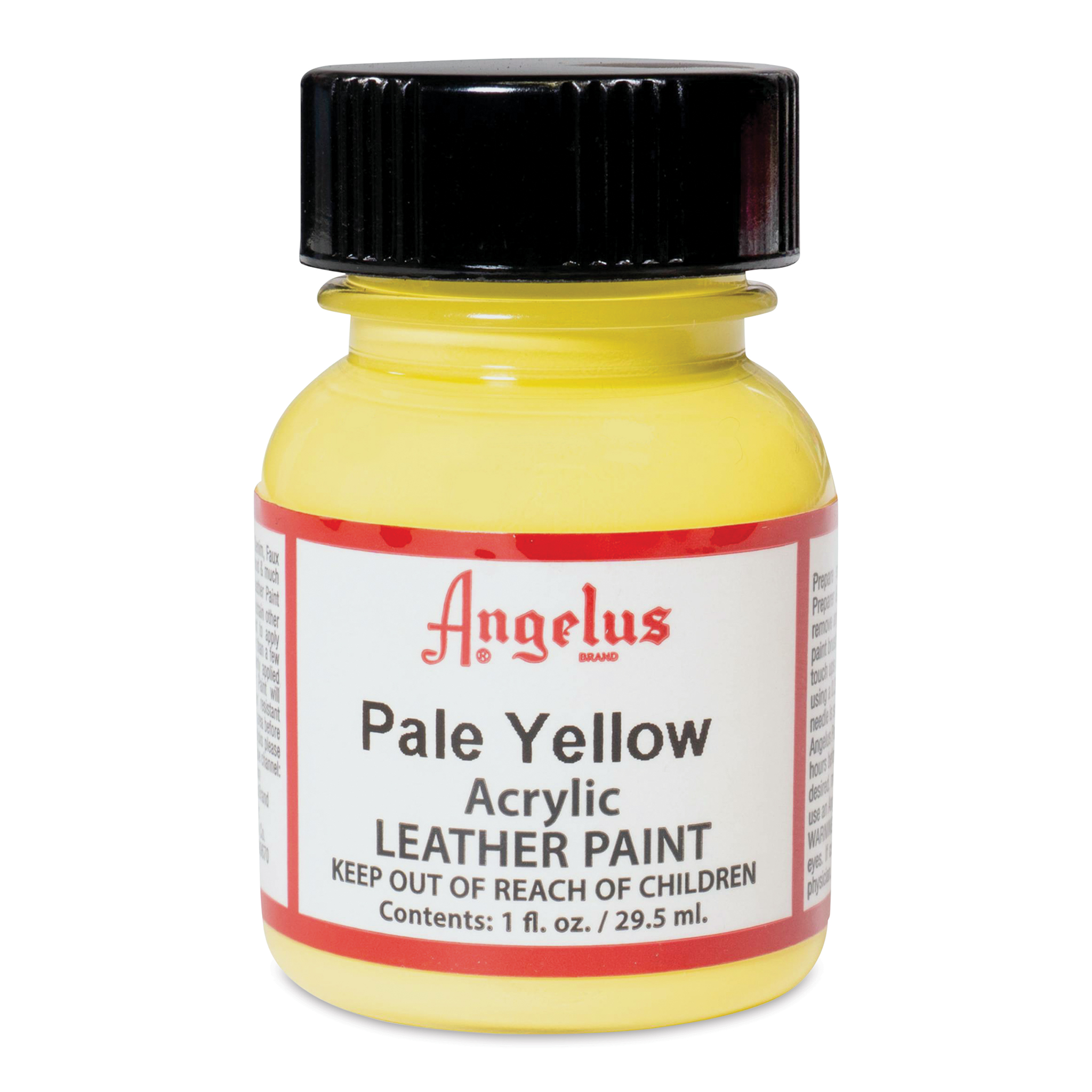 Set of 6 Angelus Acrylic Leather Paints Yellow/Brown/Orange/Tan