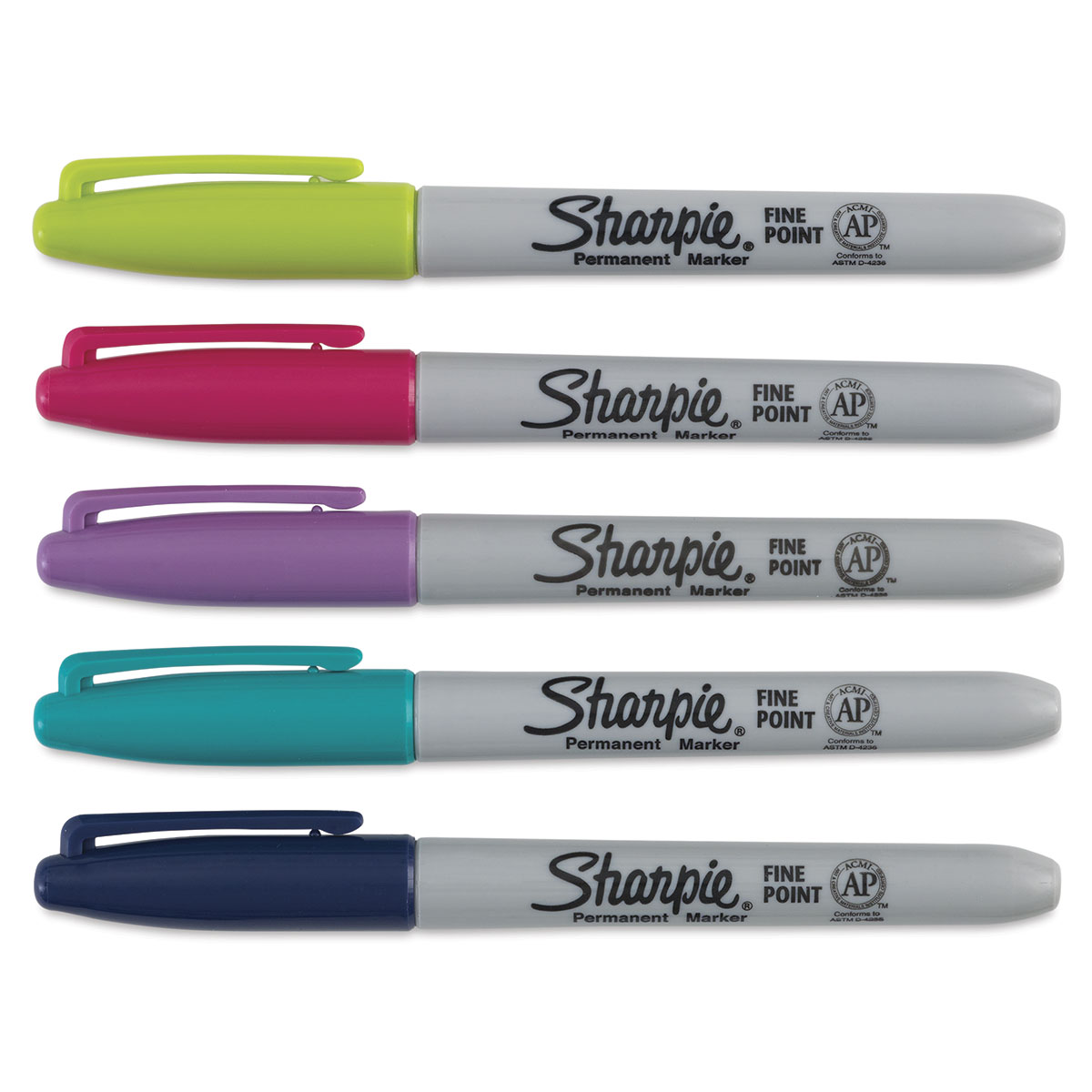 Sharpie Fine Point Permanent Markers - Mystic Gem Colors, Set of 24