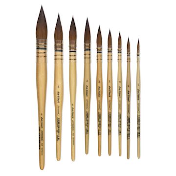 Open in modal -  Da Vinci Artissimo Kolinsky Red Sable Brushes, various sizes shown