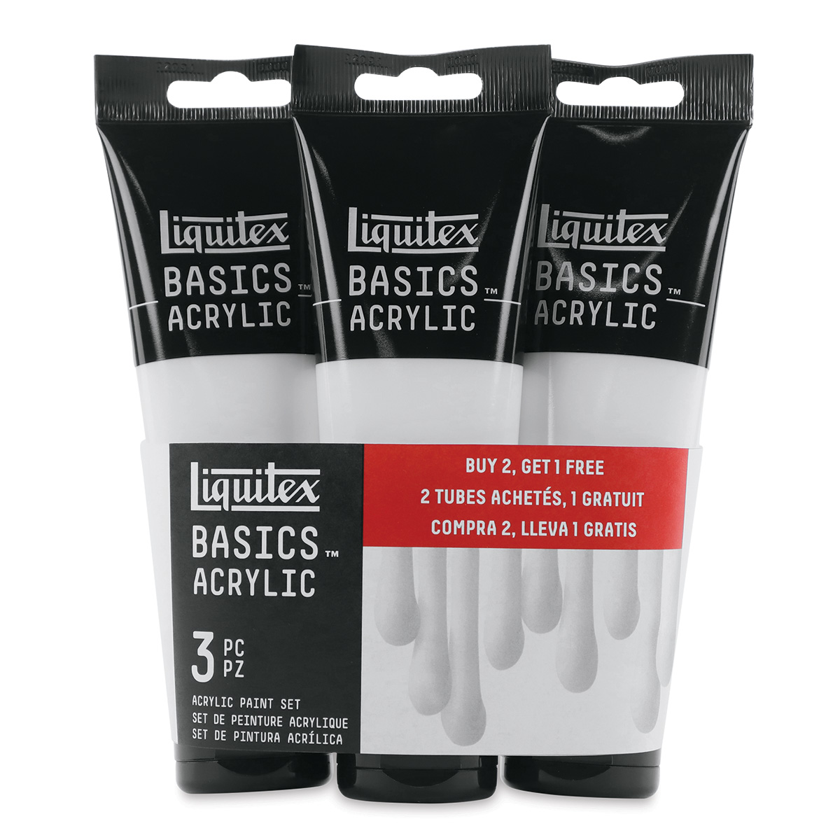Liquitex Basics Acrylic Set - Set of 6, .75 oz Tubes