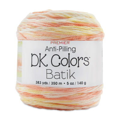 Premier Yarn Anti-Pilling DK Colors Batik Yarn - Sunny Day (side view with label)