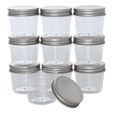 Open in modal - Darice Plastic Jar Sets