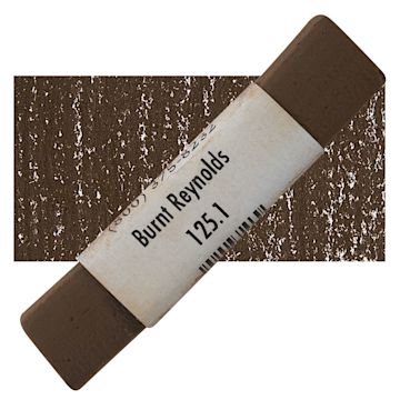 Open in modal - Great American Handmade Pastel - Burnt Reynolds 1, 125.1 pastel and swatch