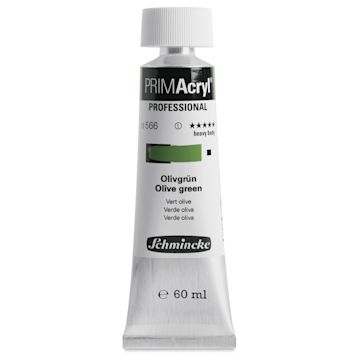 Open in modal - Schmincke Primacryl Professional Acrylic Paint - Olive Green, 60 ml Tube