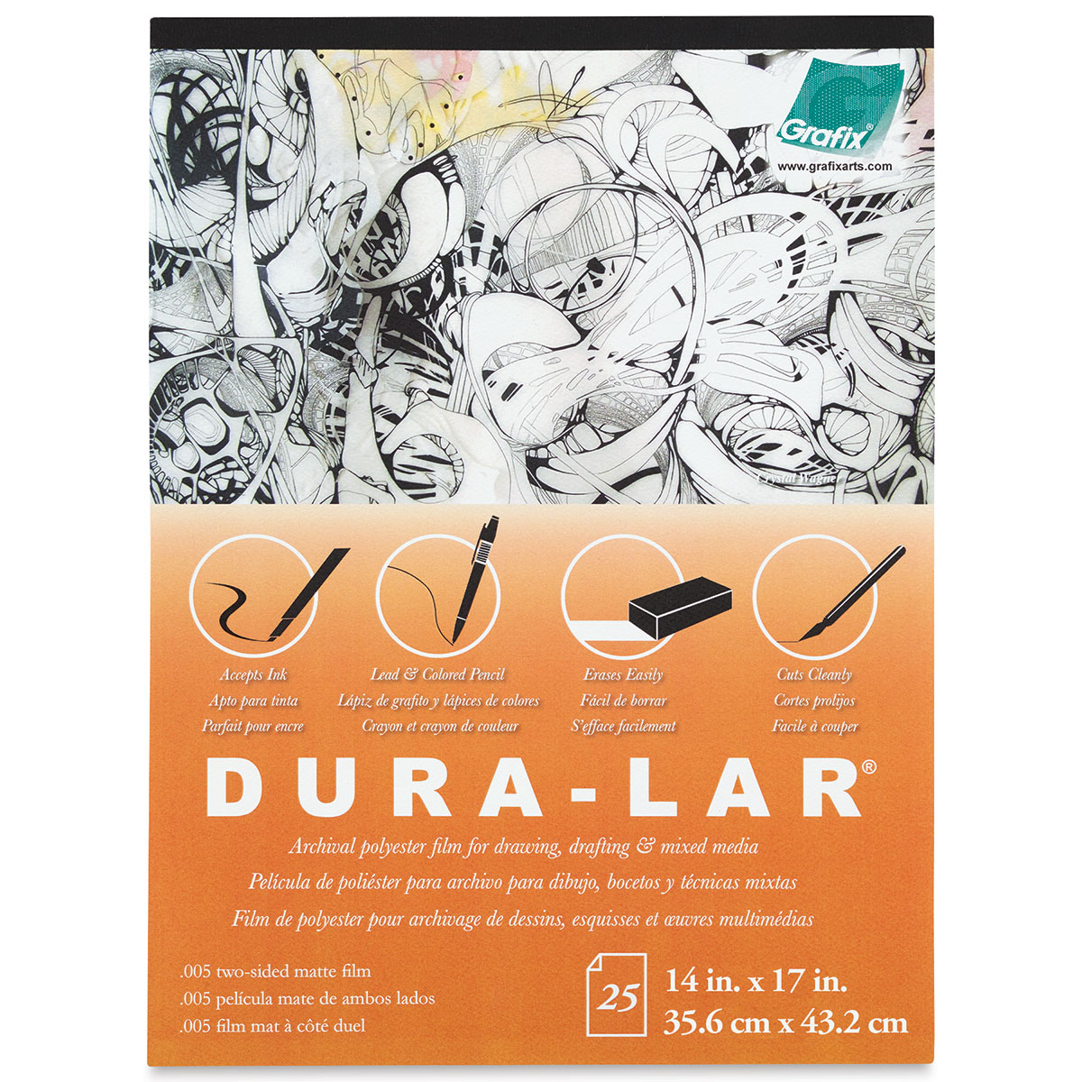 Grafix  Dura-Lar 40”x 25 ’ .007 Thickness