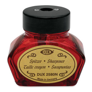 Dux Glass Inkwell Sharpener - Red
