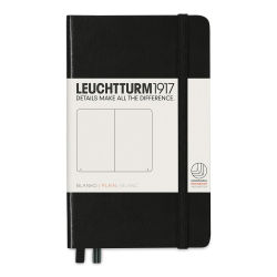 Leuchtturm1917 Blank Hardcover Notebook - Black, 3-1/2" x 6"