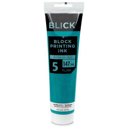 Blick Water-Soluble Block Printing Ink - Turquoise, 5 oz