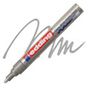 Edding Gloss Paint Marker - Silver, Round Nib, 2-4 mm