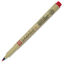 Sakura Pigma Graphic Pen - Red, 1 mm