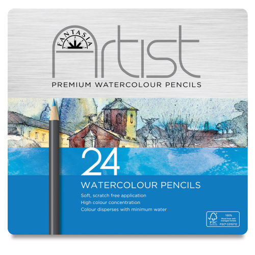 Premium Watercolor Pencils, Set of 24