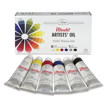 Open in modal - Utrecht Artists' Oil Paint Set - Color Theory, Set of 6