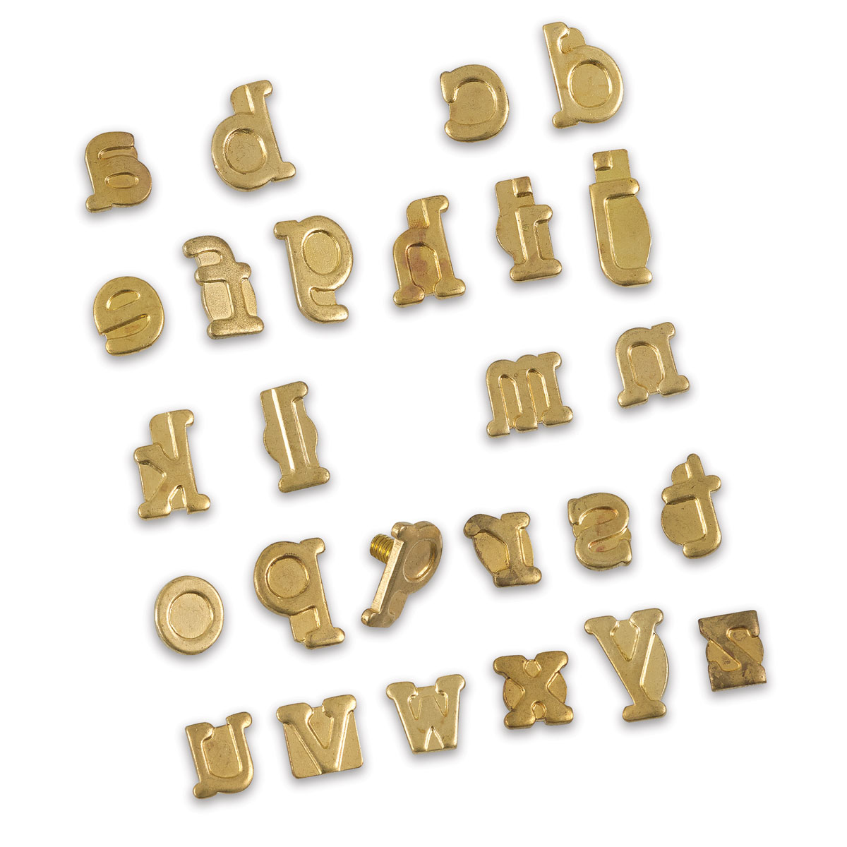 Walnut Hollow Mini HotStamps Lowercase Alphabet Set + Wood Burning
