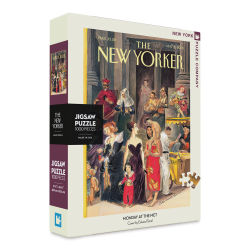 New Yorker Magazine Cover Puzzle - Monday at the Met, 1,000 pieces (box)