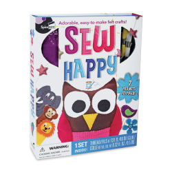 SpiceBox Make and Play Sew Happy Kit (Front of packaging)