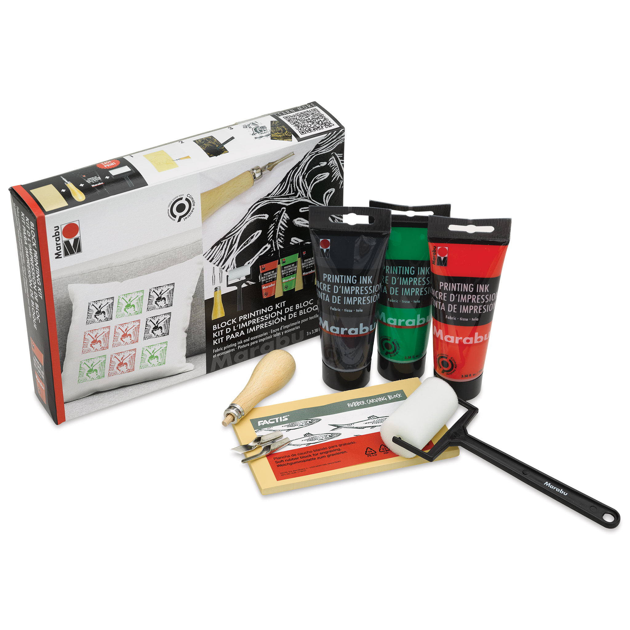 Premium Linocut And Print Making Kit With Cards By The Danes