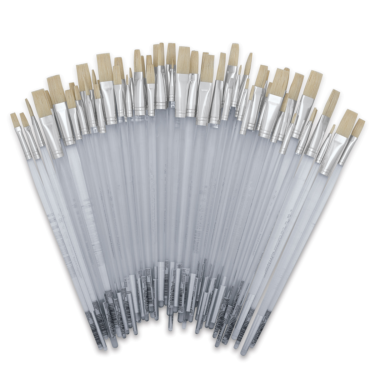 CLSTEN-21 - ROYAL SPARKLE HANDLE CLEAR CHOICE STENCIL BRUSH SET