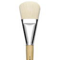 Silver Brush Silver Jumbo White Hog Bristle Brush - Filbert, Mid-Handle, Size 50