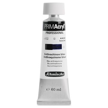 Open in modal - Schmincke Primacryl Professional Acrylic Paint - Anthraquinone Blue, 60 ml Tube