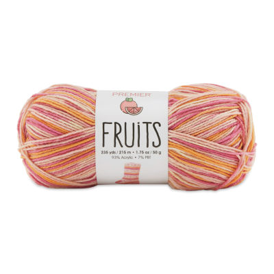 Premier Yarn Fruits Yarn - Pink Grapefruit (yarn skein with label)