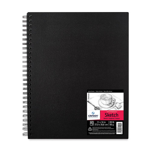 Canson Universal Hardcover Sketchbook - 11 x 14, 80 Sheets