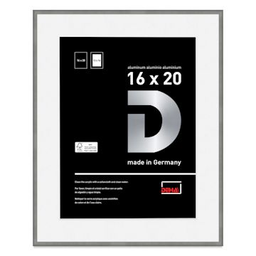 Open in modal - Deha Design Tribeca Frame - Gray, 16" x 20", 12" x 16" Mat