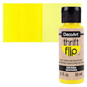 DecoArt Thrift Flip Multi-Surface Paint - Hello Yellow, 2 oz