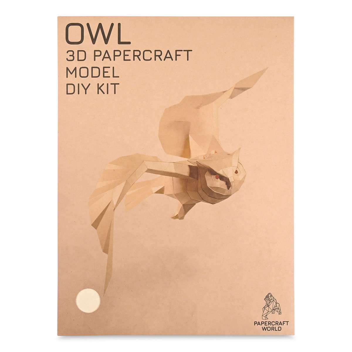 DIY Paper Sculpture Kit - Owl