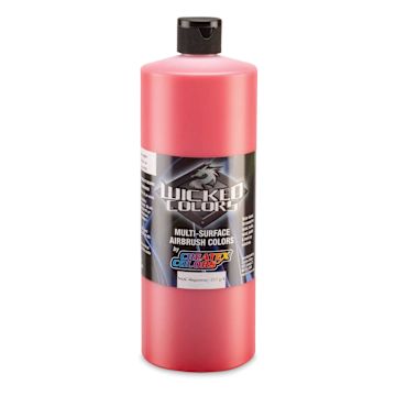 Open in modal - Createx Wicked Colors Airbrush Color - Opaque Pyrrole Red, 32 oz, Bottle