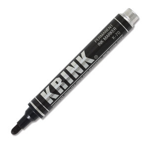 KRINK K-70 Permanent Ink Marker - Black, Bullet Tip