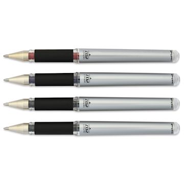 Open in modal - Uni-Ball Signo 207 Impact Rollerball Gel Pens - Assorted, Set of 4