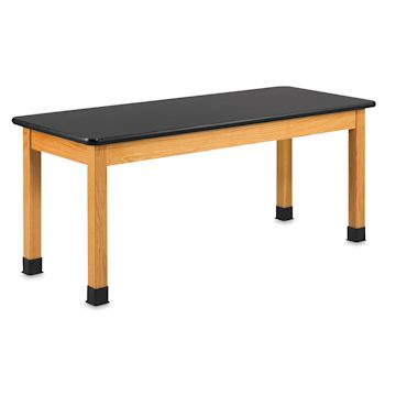 Open in modal - Diversified Spaces Plain Apron Table - Plastic Laminate, 24" x 72"