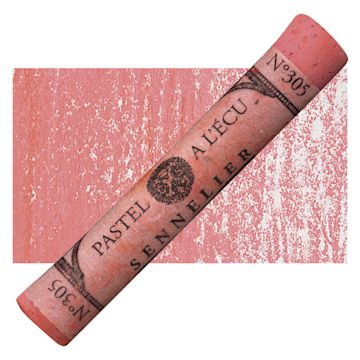 Open in modal - Sennelier Soft Pastel - Scarlet Lake 305 pastel and swatch