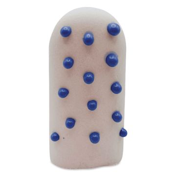 Open in modal - Ritual Glaze Melt Gloop Glaze - Blue - finished example, dots