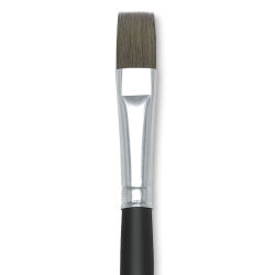 Silver Brush Black Pearl Brush - Bright, Long Handle, Size 6