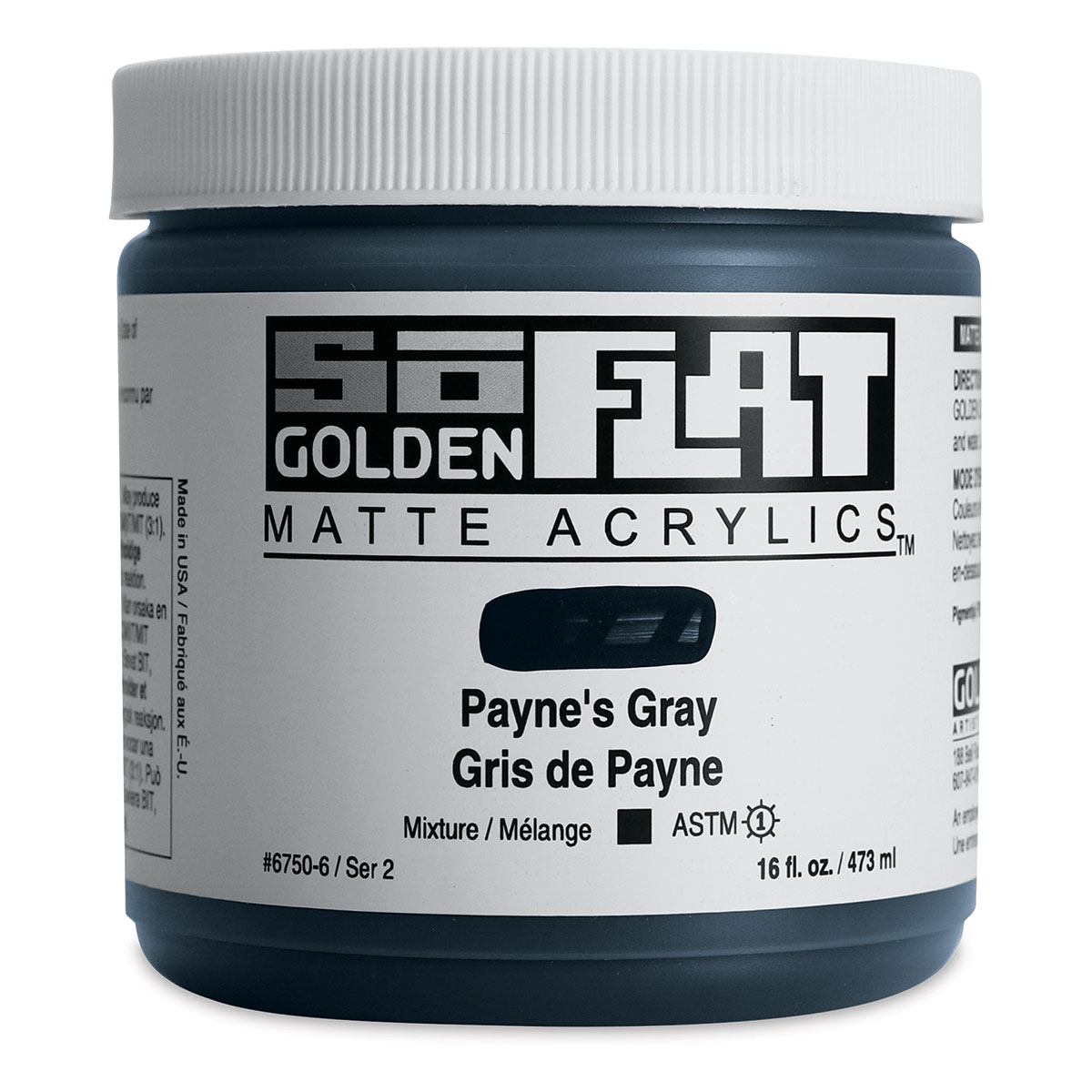 Golden® SoFlat Matte Acrylic Paint, 16oz., Michaels