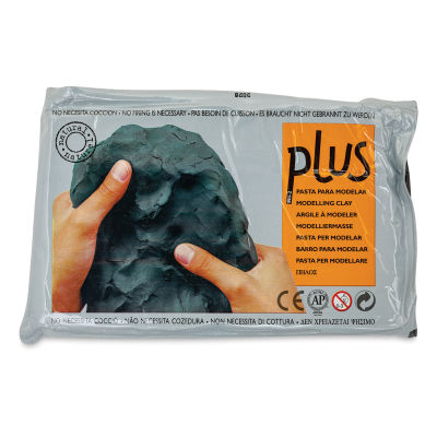 Activa Plus Clay - 2.2 lb, Black (front of package)