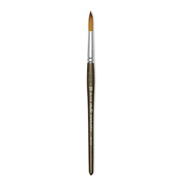 Open in modal - Blick Studio Short Handle Synthetic Brush - Round, Black Handle, Size 10