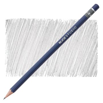 Open in modal - Blick Studio Drawing Pencil - H pencil and swatch