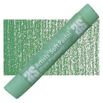 Open in modal - Art Spectrum Artists' Soft Pastel - Terre Verte 560T pastel and swatch