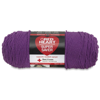 Red Heart Super Saver Yarn-Medium Purple