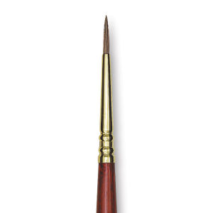 Blick Master Kolinsky Sable Brush - Round, Long Handle, Size 1
