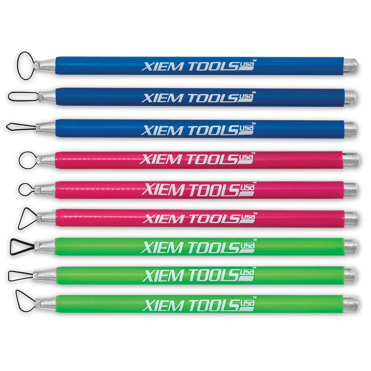 Xiem Tools - Wire Sculpting Tools Set of 3 Double-Ended