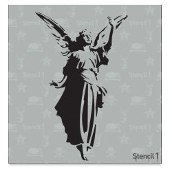 Stencil1 Stencil - Angel, 5-3/4" x 6"