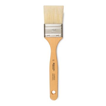 Open in modal - Escoda Clasico Chungking White Bristle Brush - Mottler, Size 21