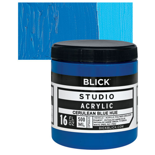 Blick Studio Acrylics - Titanium White, 8 oz tube
