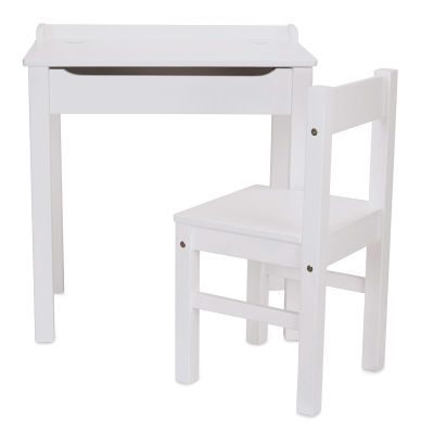 Melissa & Doug Lift Top Desk and Chair - White
