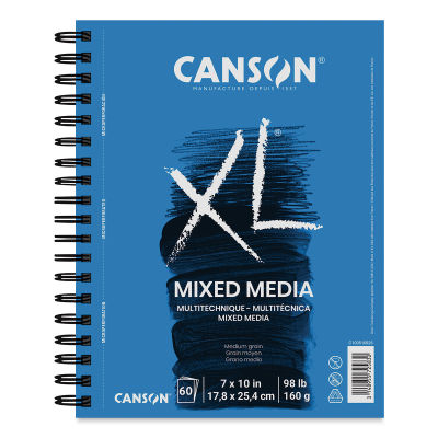 Canson XL Mix Media Pad - 10" x 7", Portrait, 60 Sheets